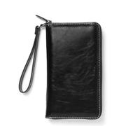 Filofax Malden Personal Compact Zip Leather Organiser - Black