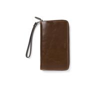 Filofax Malden Personal Compact Zip Leather Organiser - Ochre