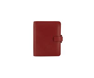Filofax Metropol Pocket organiser- Red (Paper size 81mm x 120mm)