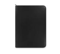 Filofax Metropol Zipped Folder with Calculator - Black