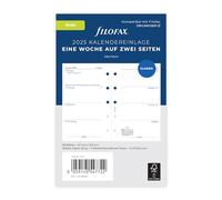 Filofax Mini 1 Week on 2 Pages (German) 2025