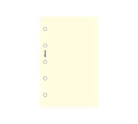 Filofax Mini Cotton Cream Plain Notepaper