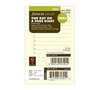 Filofax Mini day per page cotton cream 4 language 2024 diary