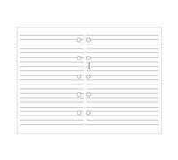 Filofax Mini Ruled White (B513008)