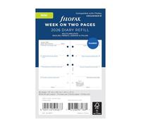 Filofax Mini week on two pages 4 language 2026 diary 26-68127
