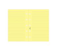 Filofax Mini Yellow Ruled Notepaper