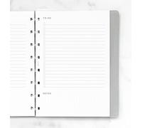 Filofax Minimal to Do Notebook Refill - A5,White