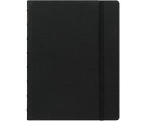 Filofax Notebook 115007 A5 Ruled Twin Wire Faux-leather Soft Cover Black 56 Pages