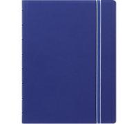 Filofax Notebook 115009 A5 Ruled Twin Wire Faux-leather Soft Cover Blue 56 Pages