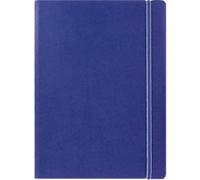 Filofax Notebook 115024 A4 Ruled Twin Wire Faux-leather Soft Cover Blue 56 Pages