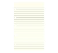 Filofax Notebooks Pocket Ruled Journal Refill, Movable, 5 1/2 x 3 1/2 inches, 32 Cream Sheets Fits Filofax Refillable Pocket Journals (B122008U)