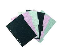 Filofax Organizer Accessory, A5 Size, Confetti Collection, Dividers with Tabs, Set of Six (B132700) Multicolor