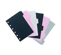 Filofax Organizer Accessory, Pocket Size, Confetti Collection, Dividers with Tabs, Set of Six (B132704)