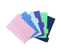 Filofax Organizer Accessory, Pocket Size, Garden Collection, Dividers with Tabs, Set of Six (B132744)