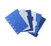 Filofax Organizer Accessory, Pocket Size, Indigo Collection, Dividers with Tabs, Set of Six (B132764)