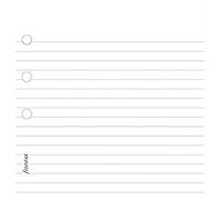 Filofax Refill Personal 30 Sheets Ruled, none