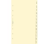 Filofax Personal A-Z Index Cream 2 Letters Per Tab