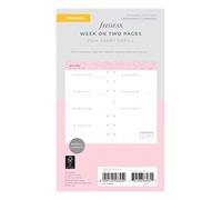 Filofax Personal Confetti week to view 2024 diary, White