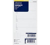 Filofax Personal Contacts Name/ Address/ Email/ Telephone/ Fax/ Mobile, White