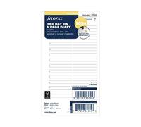 Filofax Personal One Page A Day Diary Refills 2024