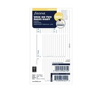 Filofax Personal horizontal week on two pages with appointments 2024 diary