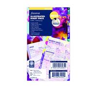 Filofax Personal Illustrated Floral Week on 2 Pages 2022 Diary Pack
