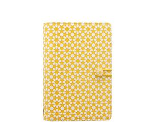 Filofax Personal Impressions organiser yellow/white