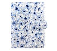 Filofax Personal Patterns Indigo Organiser - floral