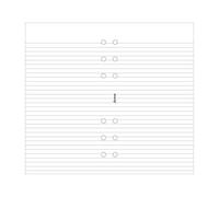 Filofax Personal Ruled Notepaper Value Pack - White