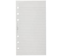 Filofax Personal Ruled Notepaper - White