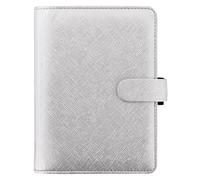 Filofax Personal Saffiano organiser - Metallic Silver