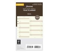 Filofax Personal Vertical Year Planner 2027 cotton cream