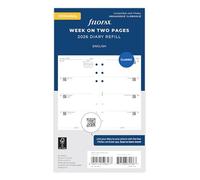 Filofax Personal Week on two pages English 2026 diary 26-68421