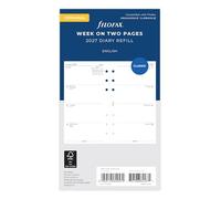 Filofax Personal Week on two pages English 2027 diary 27-68421