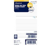 Filofax Personal Week on Two Pages Lined 2021 Diary