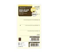 Filofax Personal week per page 5 language cotton cream 2024 diary