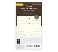 Filofax Personal week per page 5 language cotton cream 2026 diary 26-68439