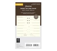 Filofax Personal Week per page 5 language cotton cream 2027 diary 27-68439