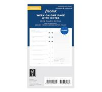 Filofax Personal week per page with notes 5 language 2026 diary 26-68409