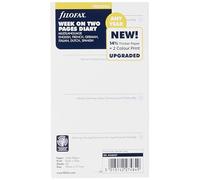 Filofax Personal Week to View Any Year undated Diary,white