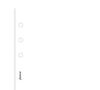 Filofax Personal White plain notepaper, 95x171mm ref:132405