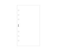 Filofax Refill Personal 100 Sheets Plain, White