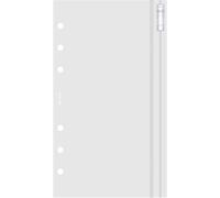 Filofax Personal Zip Lock Envelope,Transparent,95mm x 171mm