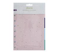 Filofax Plastic A5 Garden Notebook Dividers , Multicolor , Pack of 4