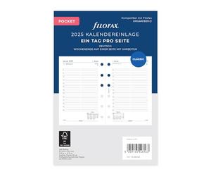 Filofax Pocket 1 Day on a Page (German) 2025