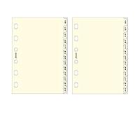 Filofax Pocket A-Z Index Cream (B211664), 2 Pack