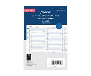 Filofax Pocket Annual Spl. Vertical (German) 2026