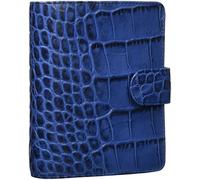 Filofax Pocket Classic Croc Organiser - Indigo