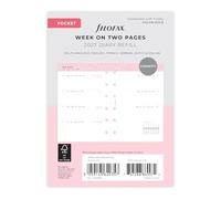 Filofax Pocket Confetti Week to view 2027 diary 27-68291