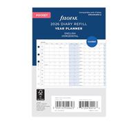 Filofax Pocket Horizontal Year Planner 2026